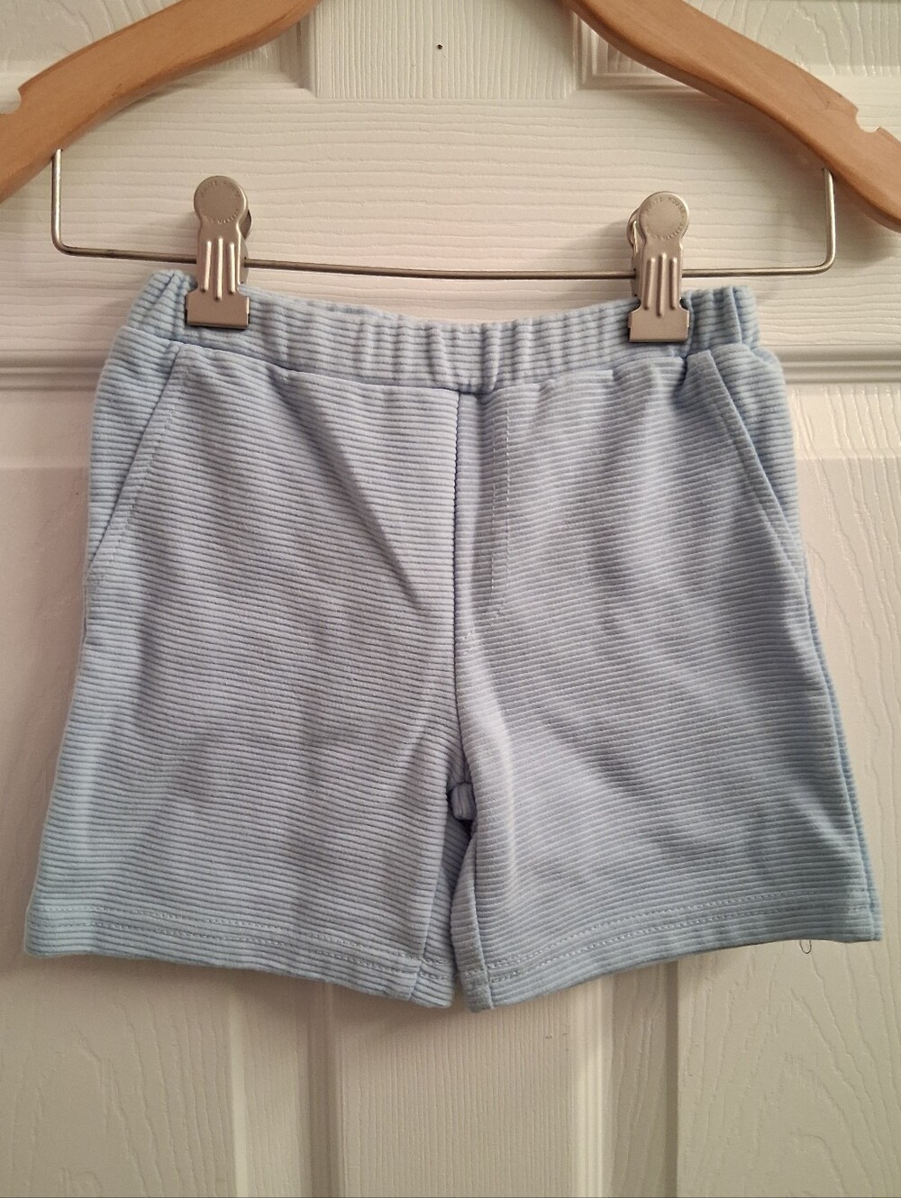 Kids Play Textured Light Blue Shorts 3T